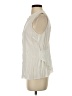 BCBGeneration Ivory Sleeveless Button-Down Shirt Size S - photo 5