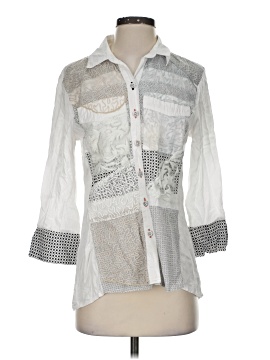 Parsley & Sage 3/4 Sleeve Button Down Shirt