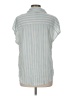 Torrid Stripes Blue Short Sleeve Blouse Size Med Plus (00) - photo 2