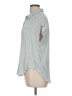 Torrid Stripes Blue Short Sleeve Blouse Size Med Plus (00) - photo 5