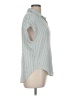 Torrid Stripes Blue Short Sleeve Blouse Size Med Plus (00) - photo 4
