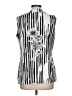 Essentials by Milano Silver Sleeveless Blouse Size L - photo 2