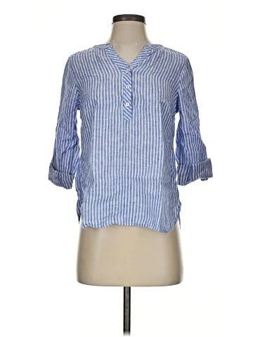 Talbots 3/4 Sleeve Button-Down Shirt (view 1)