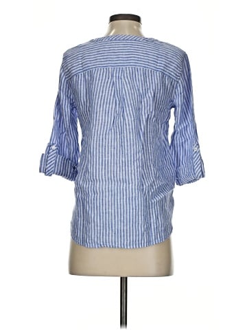 Talbots 3/4 Sleeve Button-Down Shirt (view 2)