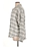 Unbranded Plaid Gray Long Sleeve Blouse Size XL - photo 5
