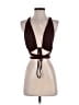 Peppermayo 100% Polyester Brown Sleeveless Blouse Size 2 - photo 1