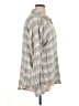 Unbranded Plaid Gray Long Sleeve Blouse Size XL - photo 4
