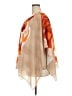 Chico's 100% Polyester Floral Orange Poncho Size XXL (4) - photo 5