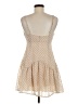 Storia 100% Polyester Polka Dots Tan Cocktail Dress Size M - photo 2