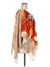 Chico's 100% Polyester Floral Orange Poncho Size XXL (4) - photo 4