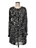 A.L.C. Animal Print Black Casual Dress Size M - photo 1