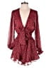 Luxxel 100% Polyester Hearts Red Romper Size M - photo 1