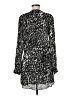 A.L.C. Animal Print Black Casual Dress Size M - photo 2
