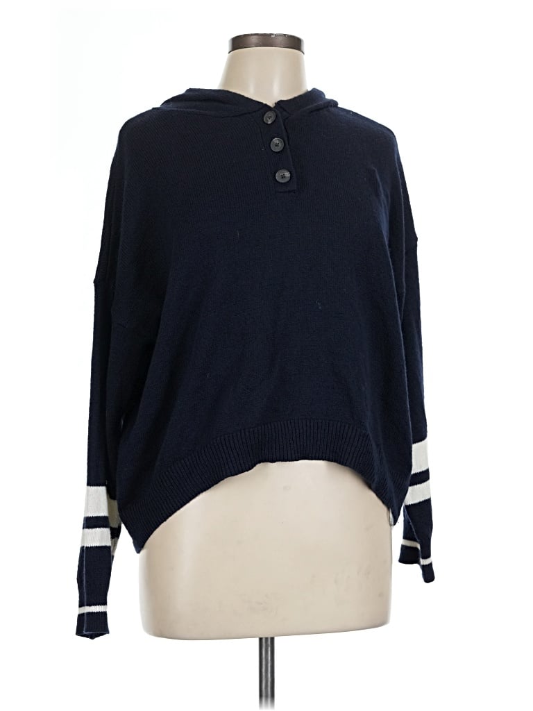 Pre-owned American Eagle Outfitters Poncho In Blue