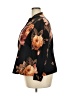 Linda Allard Ellen Tracy Floral Black Jacket Size 18 - photo 5