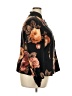 Linda Allard Ellen Tracy Floral Black Jacket Size 18 - photo 4