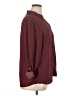 NY Collection 100% Polyester Polka Dots Burgundy 3/4 Sleeve Blouse Size XL - photo 4