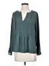 Ann Taylor Teal Long Sleeve Blouse Size XS - photo 1