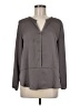 Collective Concepts 100% Polyester Gray Long Sleeve Blouse Size M - photo 1