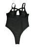 Unbranded Solid Black One Piece Swimsuit Size XL - photo 1