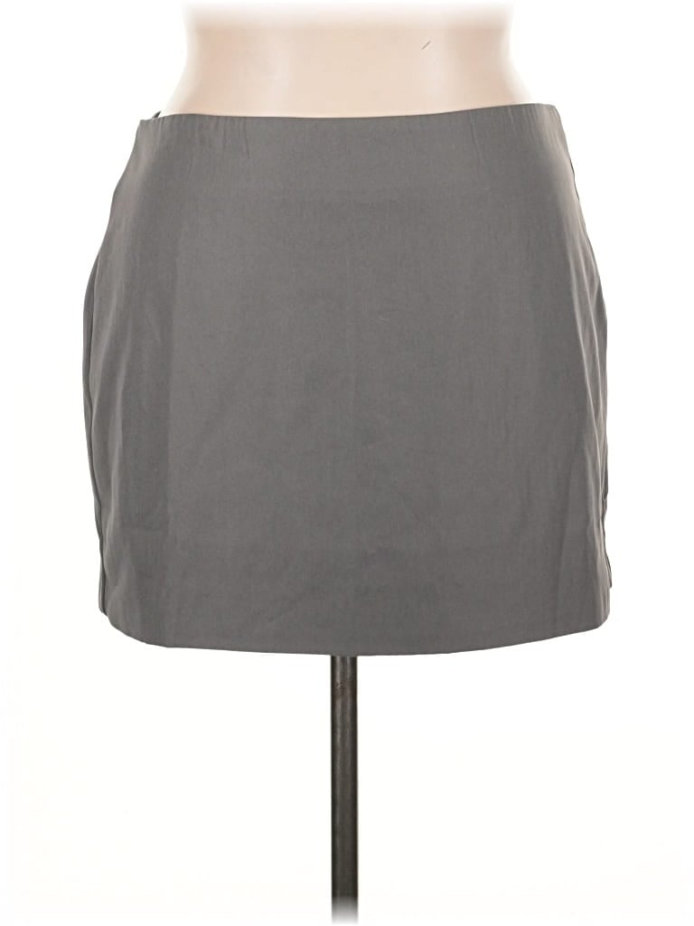 Pre-owned All The Ways Casual Skirt In Gray