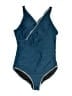 BLOOMCHIC Solid Blue One Piece Swimsuit Size 14 - 16 - photo 1