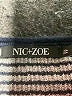 Nic + Zoe Stripes Black Pullover Sweater Size P (petite) - photo 7