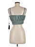 Privacy Please Teal Sleeveless Blouse Size M - photo 2