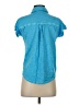Elliott Lauren Blue Short Sleeve Blouse Size XS - photo 2