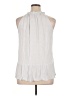 Ann Taylor LOFT 100% Rayon Silver Sleeveless Blouse Size XL - photo 2
