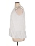 Ann Taylor LOFT 100% Rayon Silver Sleeveless Blouse Size XL - photo 5