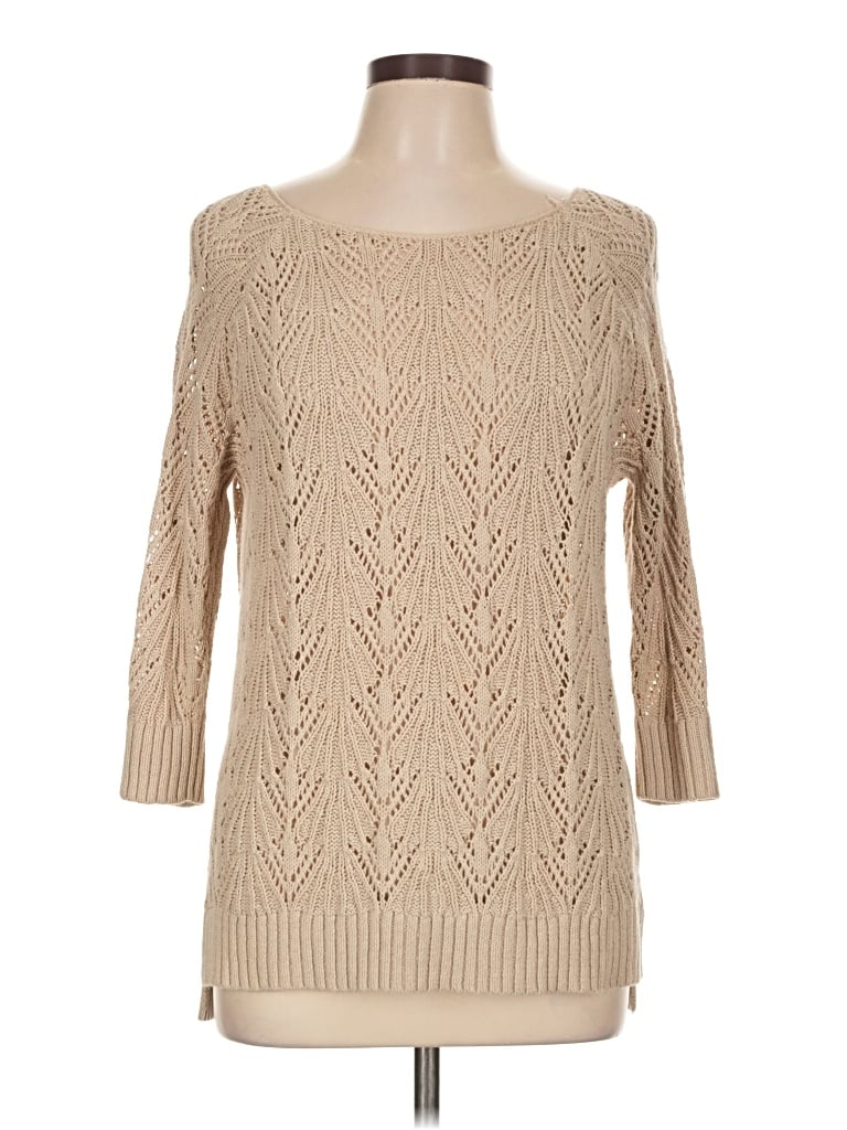Pre-owned St. John's Bay Pullover Sweater In Tan