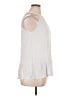 Ann Taylor LOFT 100% Rayon Silver Sleeveless Blouse Size XL - photo 4