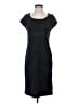 Lands' End Solid Black Casual Dress Size 2 - photo 1