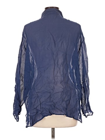 Unbranded Long Sleeve Silk Top (view 2)
