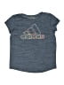 Adidas 100% Polyester Blue Active T-Shirt Size 14 - photo 1