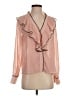 Zara Pink Long Sleeve Blouse Size XS - photo 1