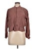 Amour Vert 100% Cupro Brown Long Sleeve Blouse Size L - photo 1