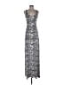 Tart Graphic Silver Casual Dress Size S - photo 1