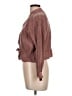 Amour Vert 100% Cupro Brown Long Sleeve Blouse Size L - photo 5