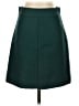 J.Crew 100% Wool Solid Green Wool Skirt Size 2 - photo 1