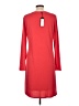 BCBGMAXAZRIA Solid Red Casual Dress Size L - photo 2