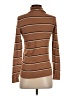 Talbots Stripes Brown Turtleneck Sweater Size XS - photo 2