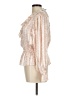 Sam Edelman 100% Polyester Ivory Long Sleeve Blouse Size M - photo 5