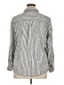 Style&Co Stripes Silver Long Sleeve Button-Down Shirt Size XL - photo 2