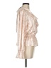 Sam Edelman 100% Polyester Ivory Long Sleeve Blouse Size M - photo 4