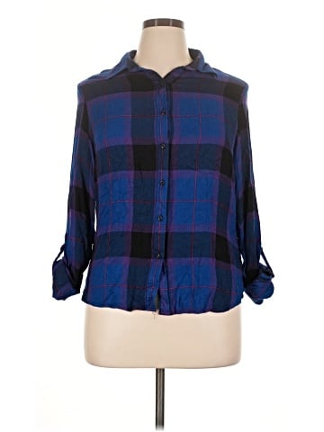 Zac & Rachel 3/4 Sleeve Button-Down Shirt (view 1)
