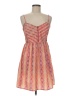 Roxy 100% Polyester Chevron-herringbone Orange Cocktail Dress Size M - photo 1