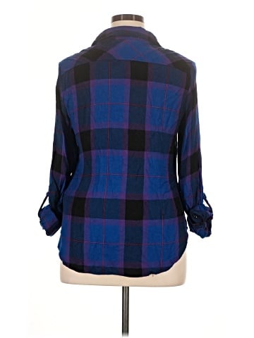 Zac & Rachel 3/4 Sleeve Button-Down Shirt (view 2)
