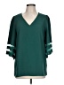 Unbranded 100% Polyester Green 3/4 Sleeve Blouse Size L - photo 1